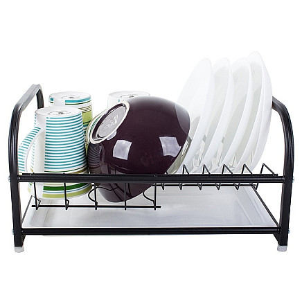 Dish drainer stand mixer metal tray