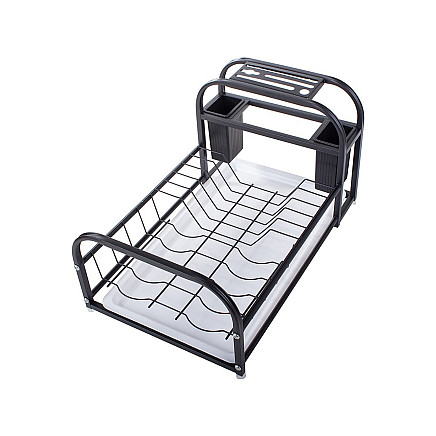 Dish drying rack with tray stand loft