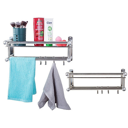 Bathroom shelf hanging shower organiser