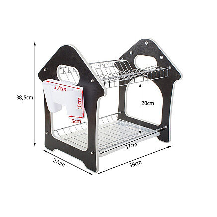 Dishwasher dryer stand mixer double-deck drainer