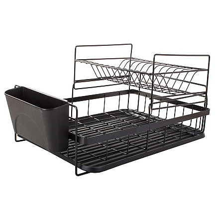 Double-deck drainer with tray