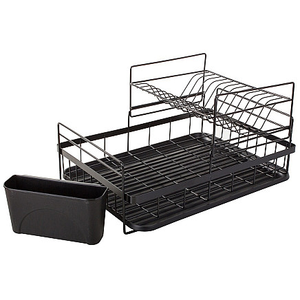 Double-deck drainer with tray