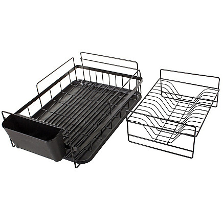 Double-deck drainer with tray