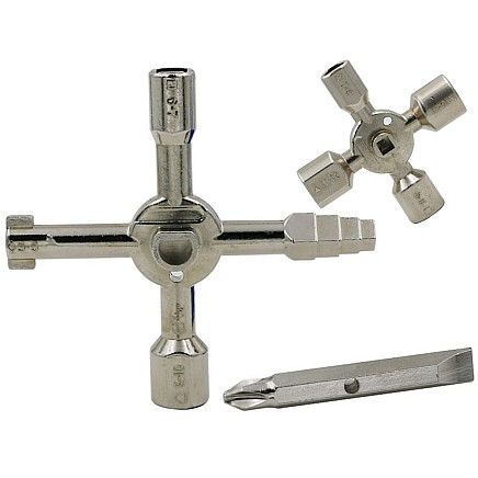 Universal electric cabinet spanner 10in1