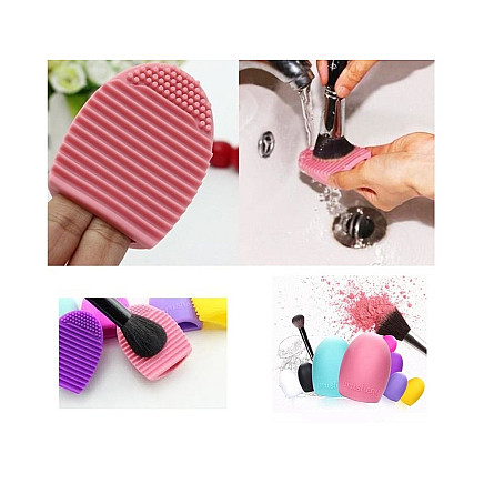 Brush cleaner brush cleaning egg