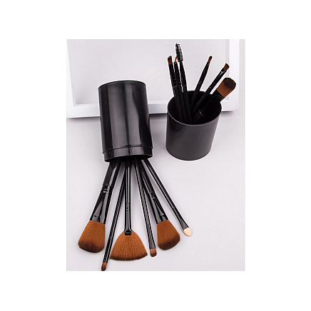 Set of professional make-up brushes 12 pieces