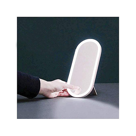 Meikapa Kosmētikas Organaizers ar Spoguli un LED Gaismu, Balts - 5907451340783 Meikapa Kosmētikas Organaizers ar Spoguli un LED Gaismu, Balts