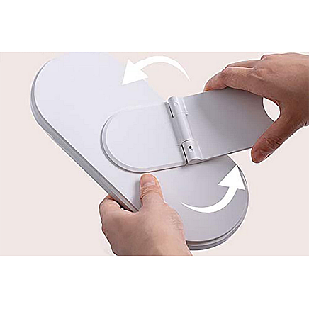 Meikapa Kosmētikas Organaizers ar Spoguli un LED Gaismu, Balts - 5907451340783 Meikapa Kosmētikas Organaizers ar Spoguli un LED Gaismu, Balts