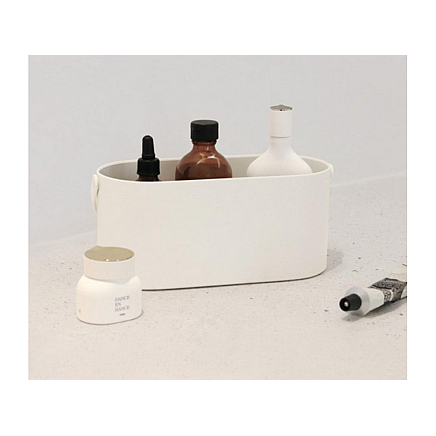 Meikapa Kosmētikas Organaizers ar Spoguli un LED Gaismu, Balts - 5907451340783 Meikapa Kosmētikas Organaizers ar Spoguli un LED Gaismu, Balts