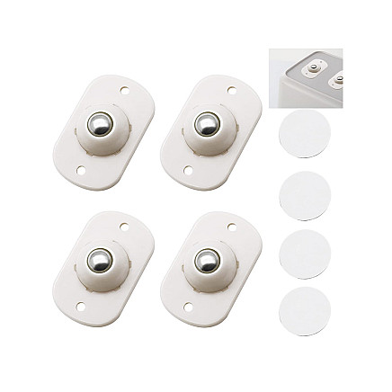 Self-adhesive furniture wheels roller 4 pcs