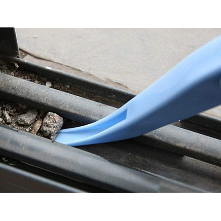 Slot cleaning brush slot scraper