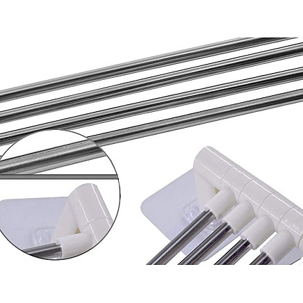 Bathroom towel rail swivel handle hook