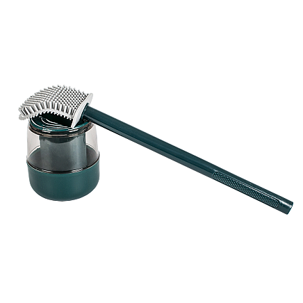 Silicone toilet brush hanging bathroom toilet