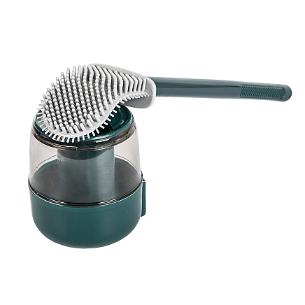 Silicone toilet brush hanging bathroom toilet