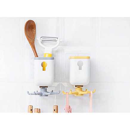 Kitchen hanger rotary toolholder shelf