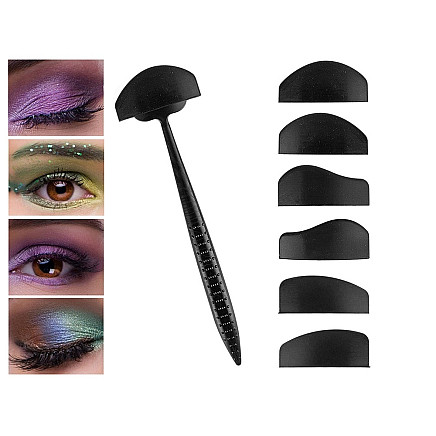 Silicone eyelid stencil set