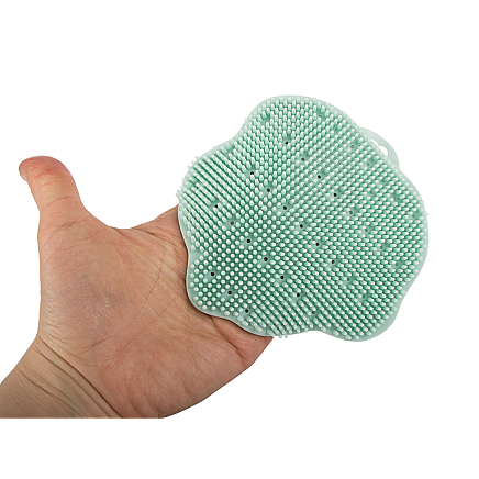 Washer sponge brush head and body massage