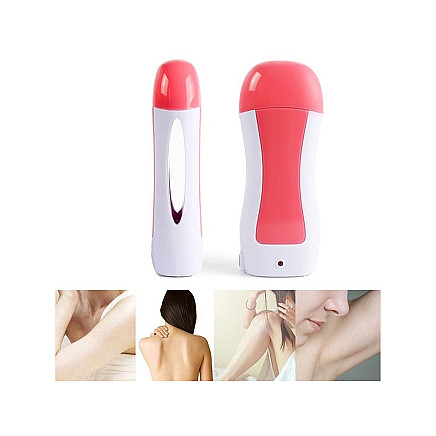 Depilation kit heater wax roll strips