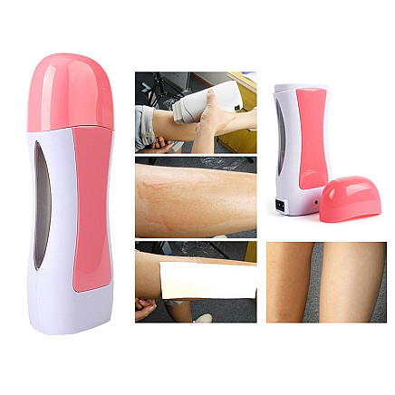 Depilation kit heater wax roll strips