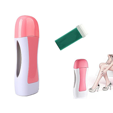 Depilation kit heater wax roll strips
