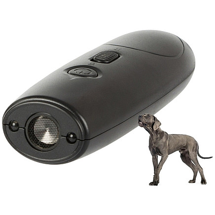 Ultrasonic dog repellent for training torch