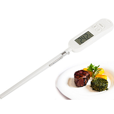 Lcd digital kitchen thermometer wine meat probe