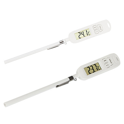 Lcd digital kitchen thermometer wine meat probe