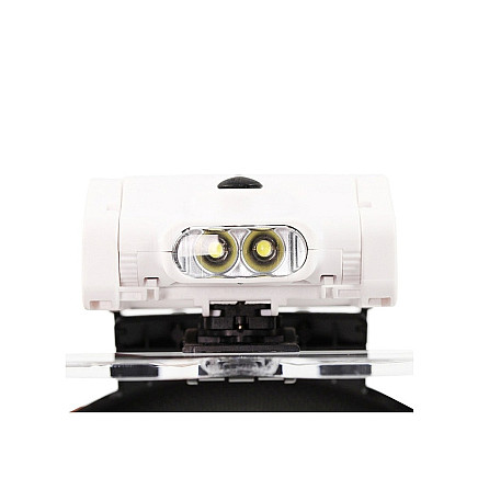 Headlamp eyepiece 2 led illuminated