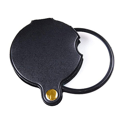 Folding pocket magnifier small mini case