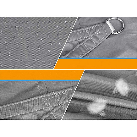 Grey 4x3m waterrestricted garden sign