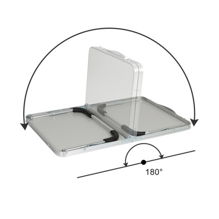 Folding table for tent suitcase