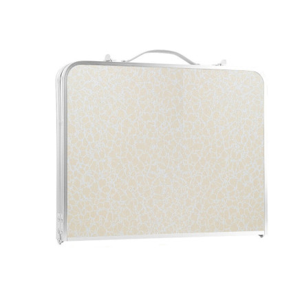 Folding table for tent suitcase