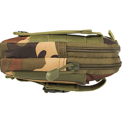 Taktiskā militārā jostas soma ar molle sistēmu, zaļš kamuflāža