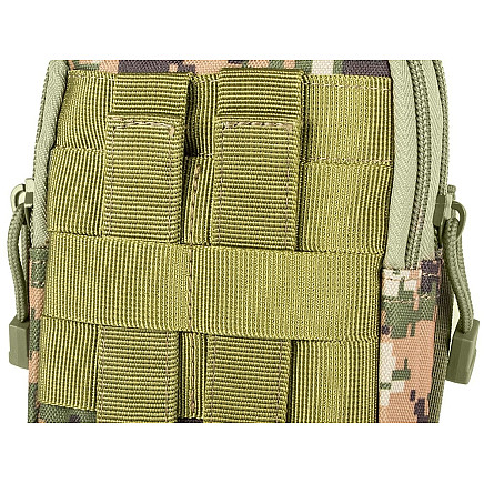 Taktiskā militārā MOLLE jostas somiņa, digitālā kamuflāža