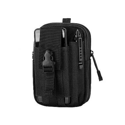 Militārā taktiskā molle josta soma Melna