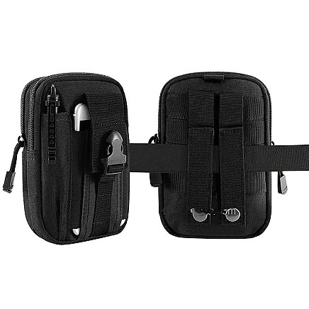 Militārā taktiskā molle josta soma Melna