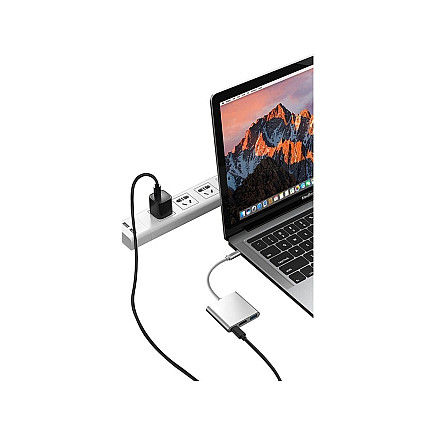 Adapter 3in1 hub usb-c usb 3.0 hdmi 4k