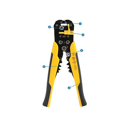 Wire stripping pliers cable crimper