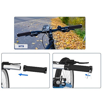 Bike grips rubber handles