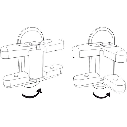 Security lock for window handle 2 pieces