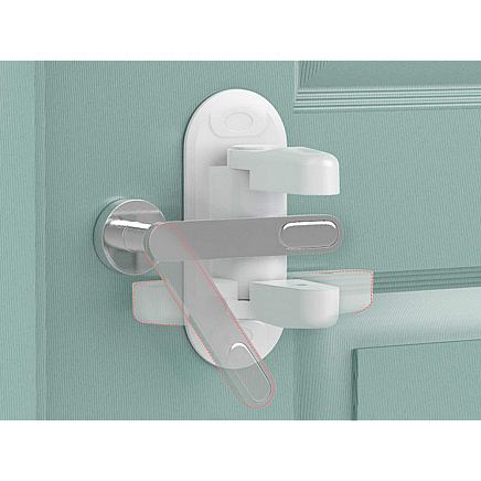 Security lock for window handle 2 pieces