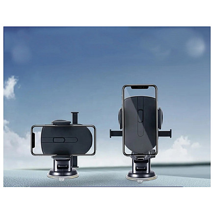 Car holder for telephone, windscreen, cockpit, strong