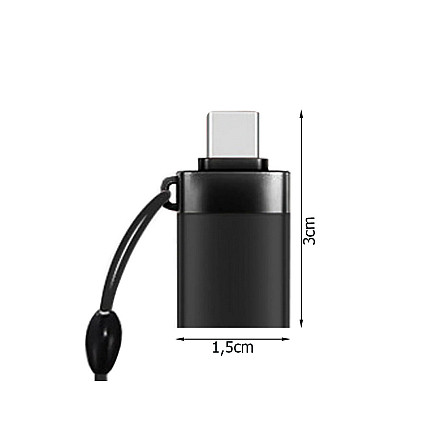 Adapter USB-C to USB 3.0 otg solid