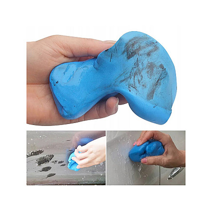 Hard clay for cleaning car paintwork