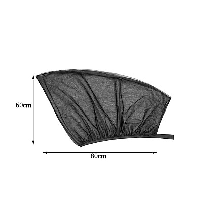 Flexible car side window covers 2 pcs