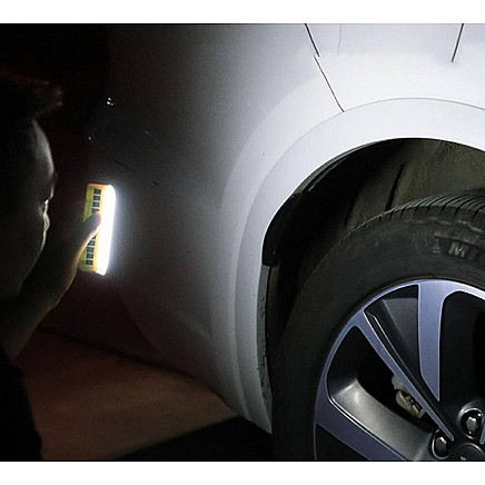 Temporary car park telephone number magnet light