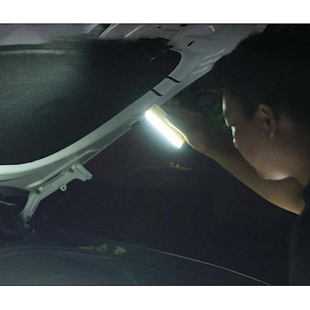 Temporary car park telephone number magnet light