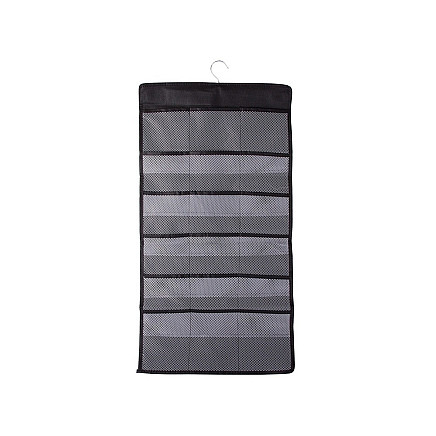 Underwear organiser hanging wardrobe double-sided 24 pockets