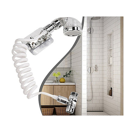 Shower handset bathroom tap