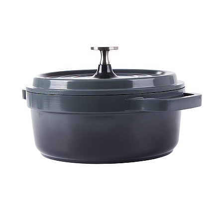 Baking pot non stick induction gas lid 2l